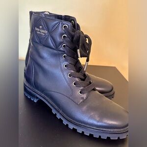 Kate Spade quilted Billie Booties size 8